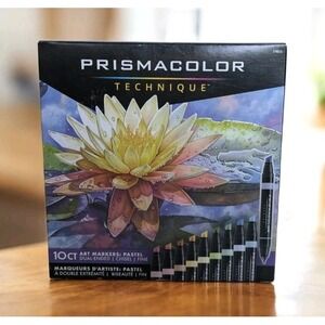 New Prismacolor Technique Art Markers Dual End Pastel Colors Chisel & Fine Point